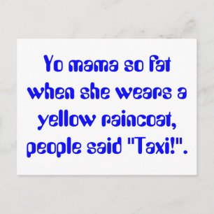 Carte Postale Ta maman est si grosse