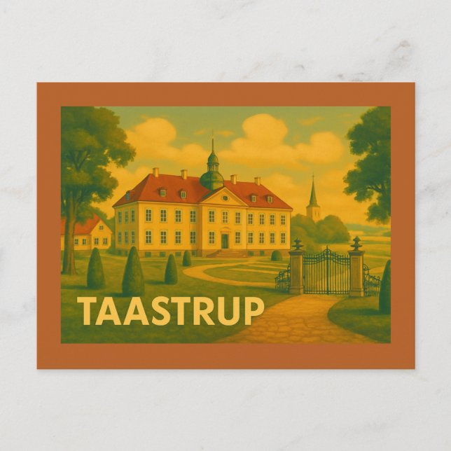Carte Postale Taastrup Denmark Tower (Devant)