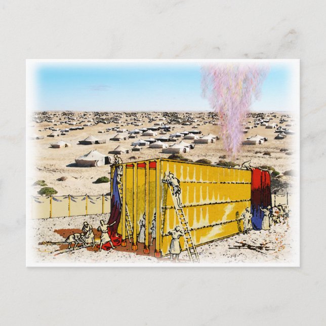 Carte Postale Tabernacle en plein milieu, configuration (Devant)