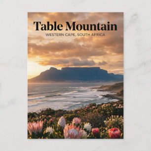 Carte Postale Table Mountain, Le Cap, Cap-Occidental