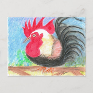 Carte Postale tableau à rouleaux