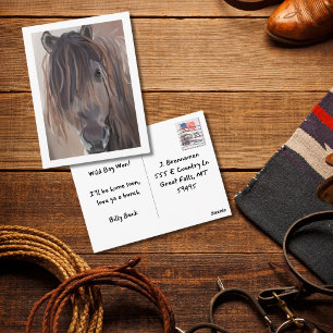 Carte Postale Tableau Cheval Moderne