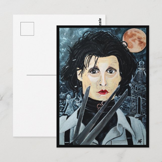 Carte Postale Tableau de l'artiste par Alfred Fox (Devant / Derrière)