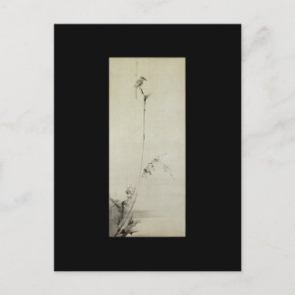 Carte Postale Tableau de Miyamoto Musashi, c. Années 1600