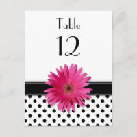 Tableau Mariage de pois rose noir blanc rose
