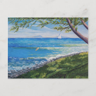 Carte Postale Tableau marin de Crescent Head Beach