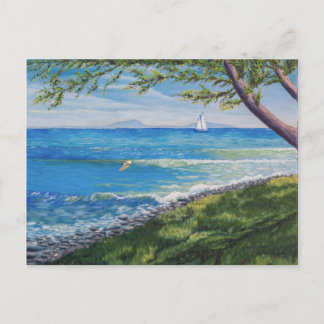 Carte Postale Tableau marin de Crescent Head Beach