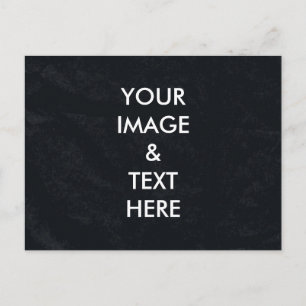 Carte Postale Tableau noir personnalisé avec votre propre photo