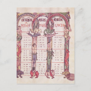 Carte Postale Tableaux en canon des évangélistes