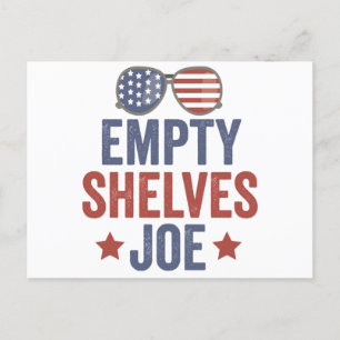 Carte Postale Tablettes vides Joe Funyy Conservateur Anti-Libéra