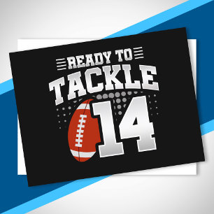 Carte Postale Tackle 14e anniversaire 14 ans Couples