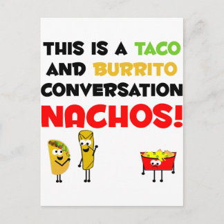Carte Postale Taco et Burrito Business