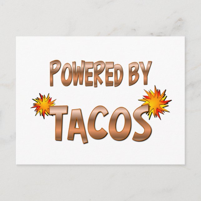Carte Postale Taco Power (Devant)