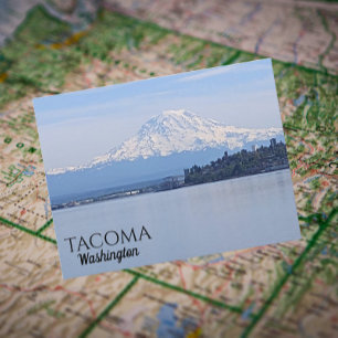 Carte Postale Tacoma, Washington et Mount Rainier Travel