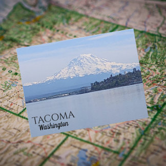Carte Postale Tacoma, Washington et Mount Rainier Travel
