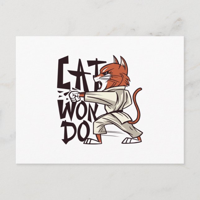 Carte Postale Taekwondo (Devant)