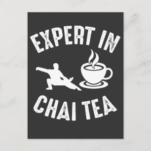 Carte Postale Tai Chi Expert En Thé De Chai Arts Martiaux Barist