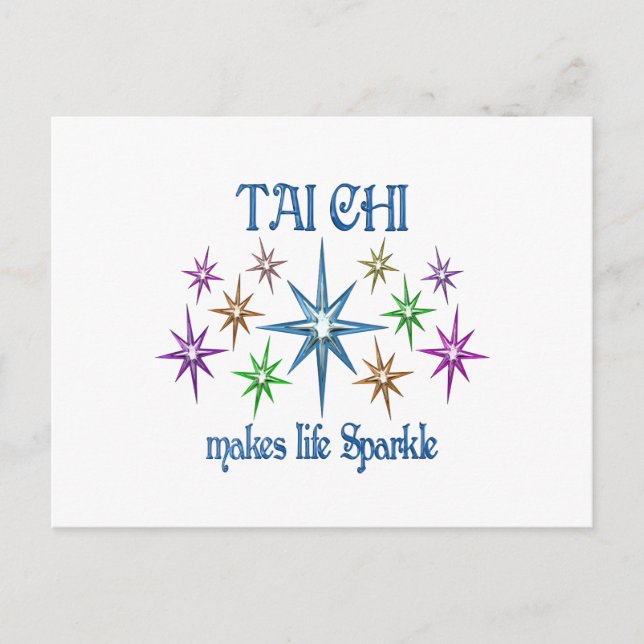 Carte Postale Tai Chi Sparkles (Devant)