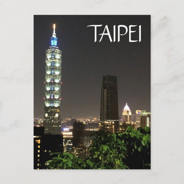 carte postale Taipei 101 (Devant)