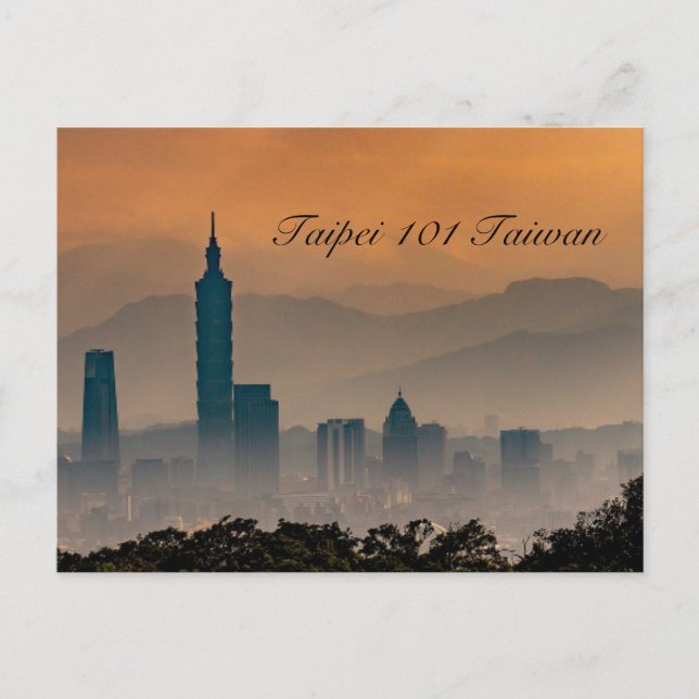 Carte postale Taipei 101 Taiwan (Devant)