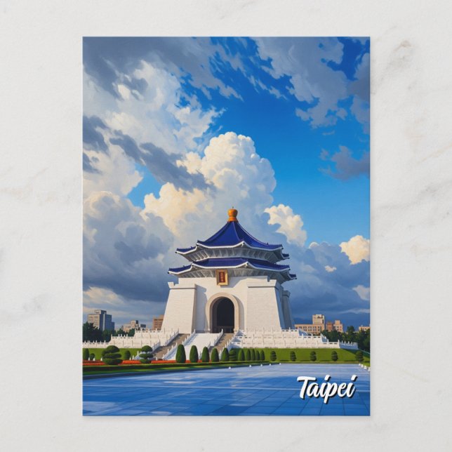 Carte Postale Taïpei mémorial CKS Taïwan (Devant)