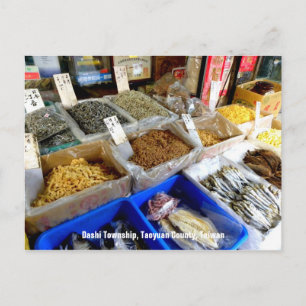Carte Postale Taïwan Impression/épicerie Vintage