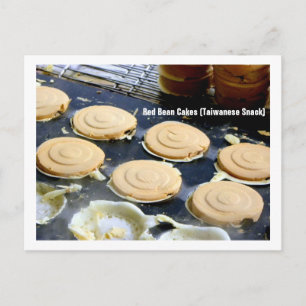 Carte Postale Taïwan Impression/Gâteaux 紅 豆 餅