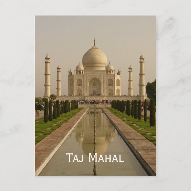 Carte postale Taj Mahal (Devant)