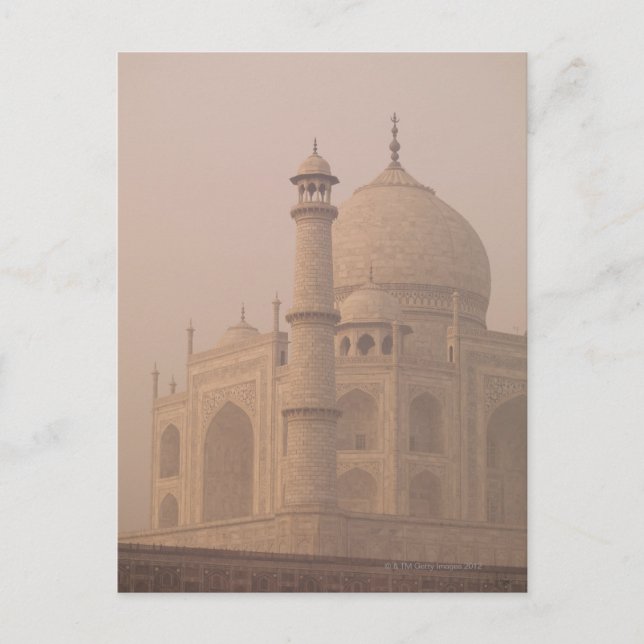 Carte Postale Taj Mahal, Agra, Uttar Pradesh, Inde 6 (Devant)