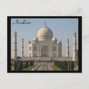 Carte Postale taj mahal inde