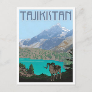 Carte Postale Tajikistan Voyage Vintage 