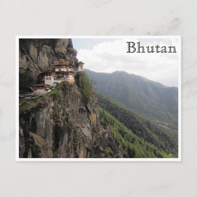 Carte Postale taktsang paro bhutan (Devant)