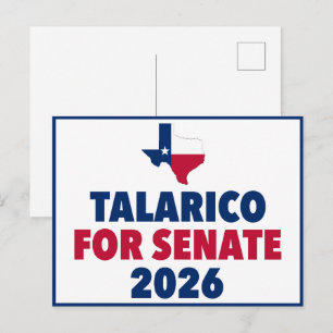 Carte Postale Talarico pour le Sénat Élection 2026 Texas