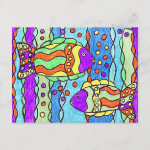 Carte postale Talavera Fish