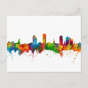 Carte Postale Tallahassee Floride Skyline