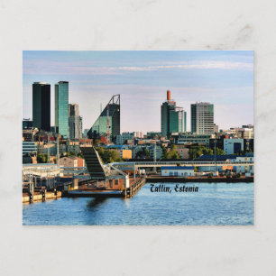 Carte Postale Tallinn, Estonie, photo du paysage urbain