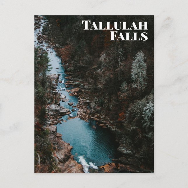 Carte Postale Tallulah Falls, États-Unis (Devant)