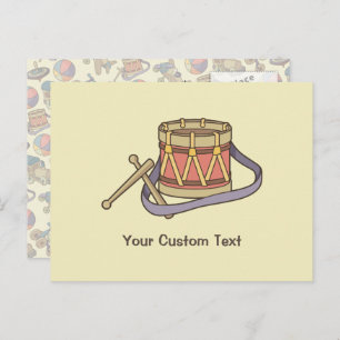 Carte Postale Tambour de jouets