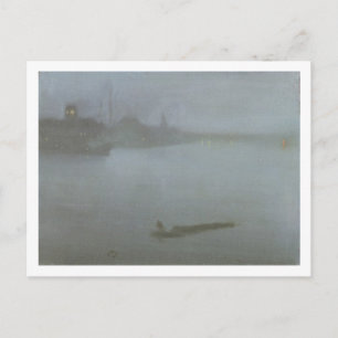 Carte Postale Tamise - Nocturne en bleu et argent, c.1872/8 (oi