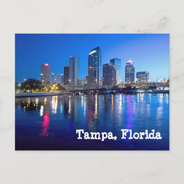 Carte Postale Tampa Bay à l'aube (Devant)