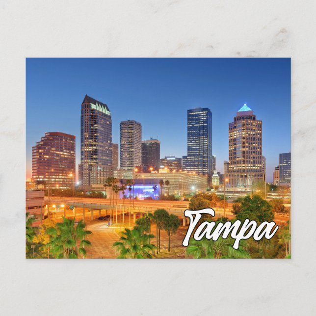 Carte Postale Tampa, Floride, États-Unis (Devant)