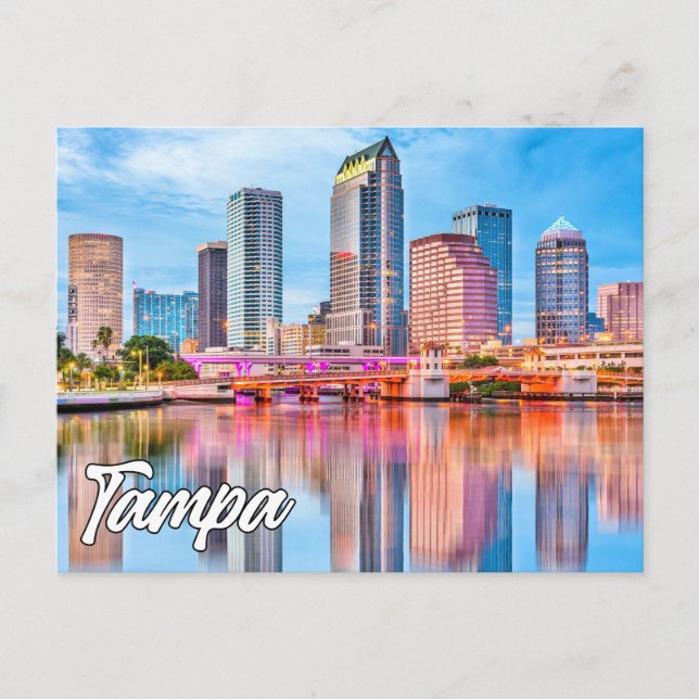 Carte Postale Tampa, Floride, États-Unis (Devant)