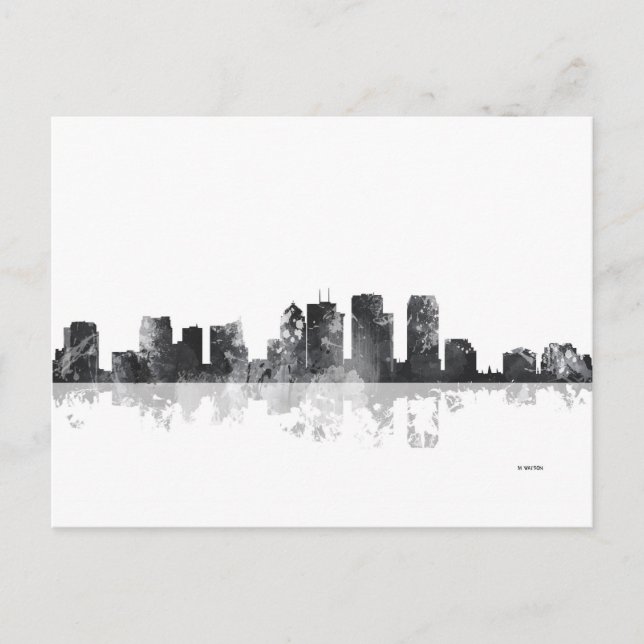 CARTE POSTALE TAMPA, FLORIDE SKYLINE (Devant)