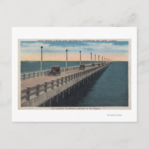 Carte Postale Tampa, FlorideVue de Gandy BridgeTampa, FL