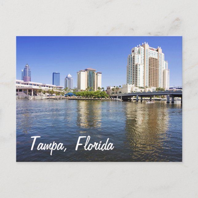 Carte Postale Tampa from Harbour Island (Devant)