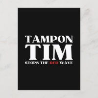 Tampon Tim Arrêtera Le Red Wave-Tim Walz 2024
