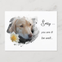 *~ Tan Dog AP61 Remets-toi Fleur Triste