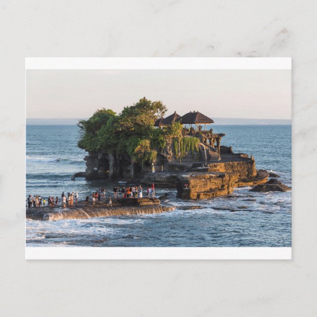 Carte Postale Tanah-Lot Bali Indonésie (Devant)