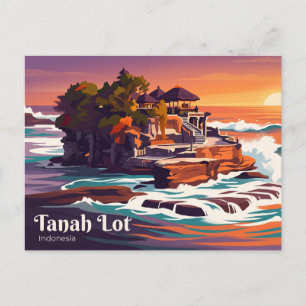 Carte Postale Tanah Lot Indonésie