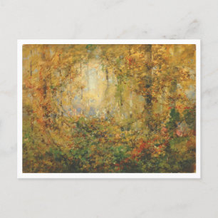 Carte Postale "Tangle d'automne" Peinture forestière